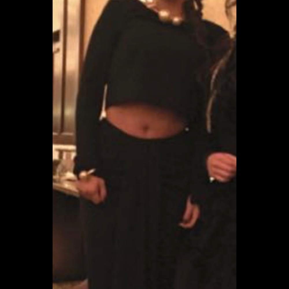2 piece black evening wear Elisabetta Franchi